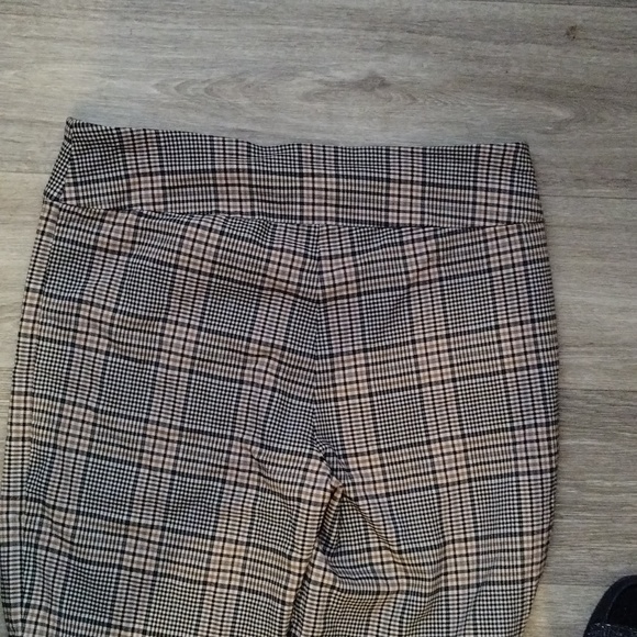 Zac & Rachel Woman Plaid Pull On Pants strech Size 12 - Picture 6 of 6